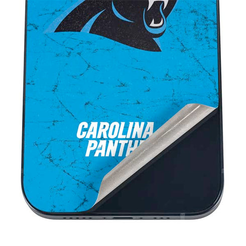 NFL Carolina Panthers Distressed Alternate iPhone 17 Pro Skin